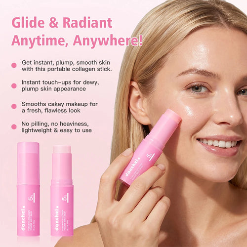 PDRN Pink Collagen Volume Multi Balm Deep Hydration Moisturization Brighten Skin Plump Smooth Radiant Portable Collagen Stick